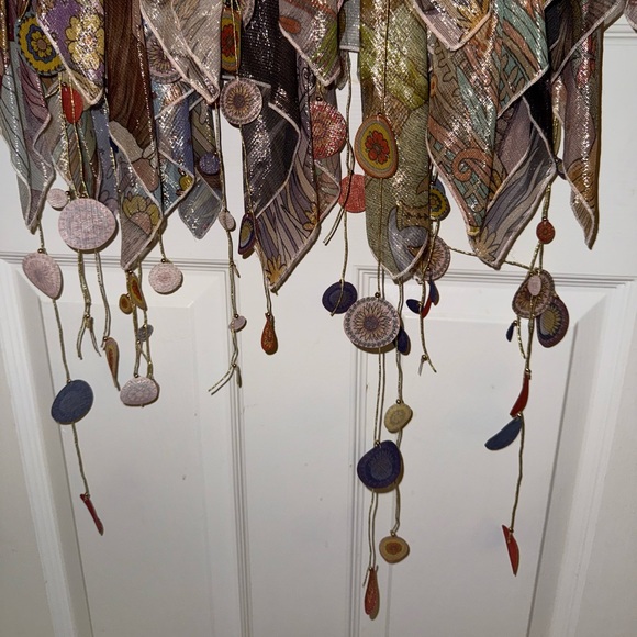 ZIMMERMANN Cosmic handkerchief Printed Chiffon Dress NWT - Picture 6 of 14